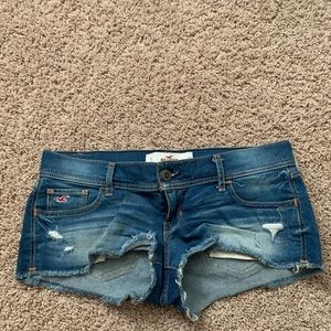 Hollister jean shorts
